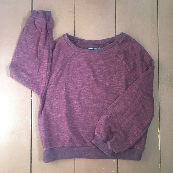 Abercrombie & Fitch Tops - A&F Textured Crewneck Sweatshirt